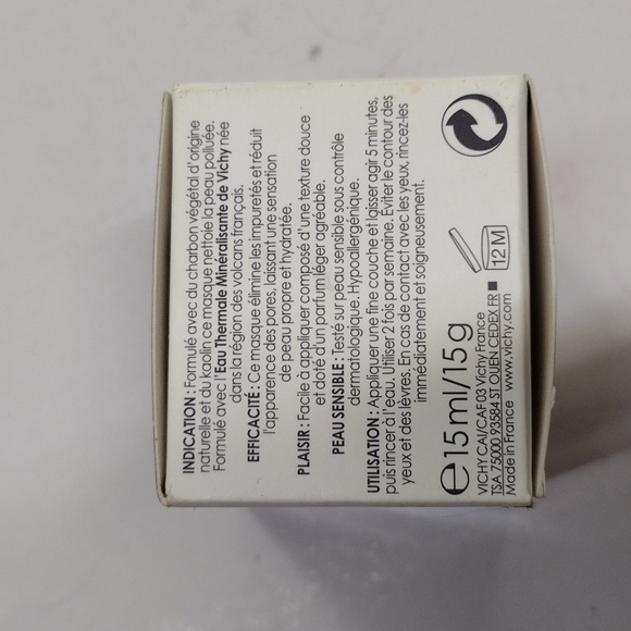 vichy Skincare Vichy Laboratories Clarifying Charcoal Mask New